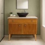 Badkamermeubel | Jentique | Vintage | Teak |  4223, Huis en Inrichting, Badkamer | Badkamermeubels, Minder dan 50 cm, 75 cm of meer