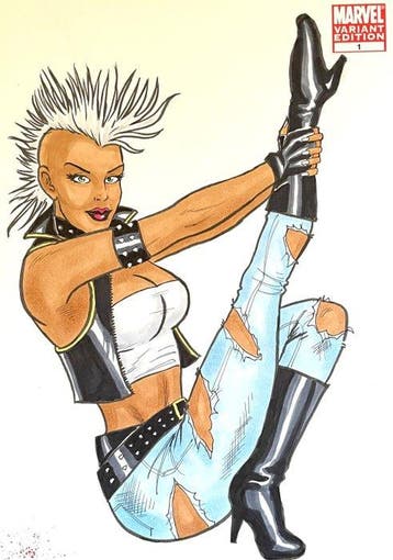 Emmett Taylor - 1 Lege omslagtekening - Storm! - X-Men #1 -, Boeken, Nieuw