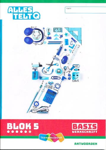 Alles Telt Q Antwoorden Werkschrift Basis blok 5 groep 7, Verzenden, Nieuw