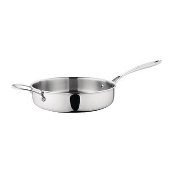 Sauteuse | TRIWALL | RVS/Aluminium | 4L | Div. Warmtebronnen, Verzenden, Nieuw in verpakking