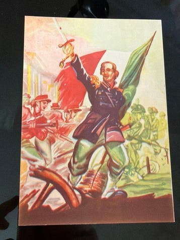 Italië - Militaire postkaart propaganda RSI Italiaanse, Gelopen