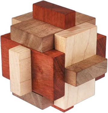 Eureka 3D VIP - Lock-block Burr (level 2) | Eureka - Puzzels, Verzenden, Nieuw
