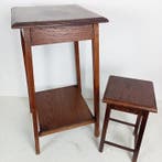 Plantentafel (2) - Eik - Bijzettafel / Piëdestal