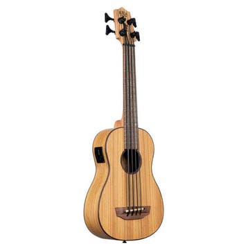 Kala Zebrawood U•BASS® bas ukulele – Zebrahout,, Ophalen of Verzenden, Nieuw