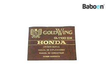 Instructie Boek Honda GL 1100 Goldwing (GL1100) Interstate, Verzenden, Gebruikt