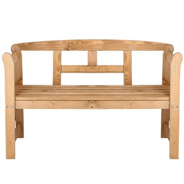 Tuinbank | Tuinbankje | Zitbank Buiten | Naaldhout | 119 x, Tuin en Terras, Ophalen of Verzenden, Nieuw