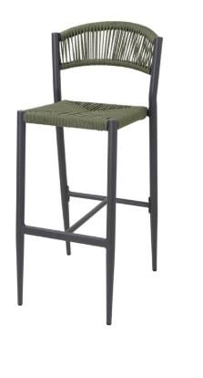 Eden PE gevlochten rattan outdoor barkrukken groen (2 stuks), Verzenden, Nieuw in verpakking