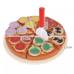Kruzzel Houten Pizzaspeelset - 27 Onderdelen voor Jonge P..., Ophalen of Verzenden, Nieuw