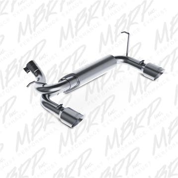 MBRP 07-14 Jeep Wrangler/Rubicon 3.6L/3.8L V6 Axle-Back Dual, Ophalen of Verzenden, Nieuw