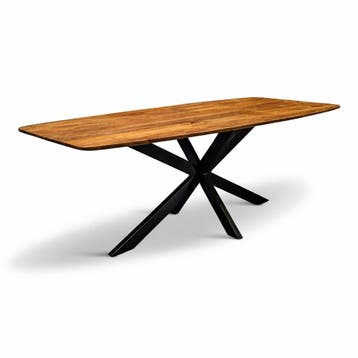Eettafel Deens Ovaal Elise 150x80cm Mango Honey brown, Ophalen of Verzenden, Nieuw