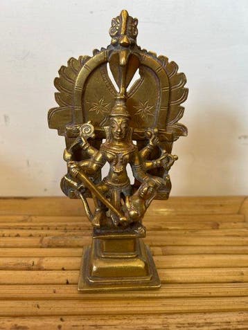 Mahishasura Mardini - 18 cm - Brons - India - het begin van, Antiek en Kunst
