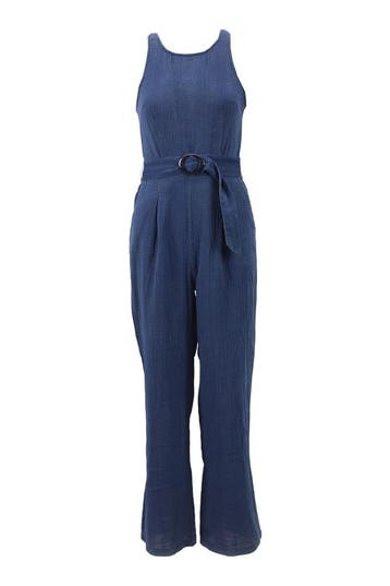 Mango Jumpsuit in maat XS Blauw, Kleding | Dames, Mango, Verzenden, Zo goed als nieuw, Blauw