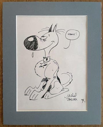 Rantanplan - 1 Originele tekening met handtekening - 1999, Boeken, Nieuw