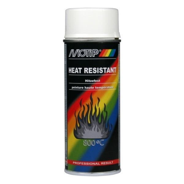 Motip Hittebestendige lak Wit 650°C 400ml, Auto diversen, Autogereedschap, Nieuw, Ophalen of Verzenden