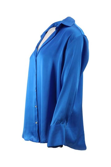 Zara Blouse in maat M Blauw, Zara, Verzenden, Zo goed als nieuw, Blauw