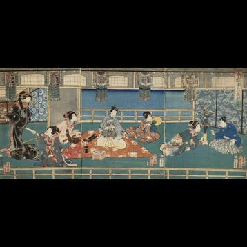 Utagawa Kunisada II /  (1823–1880) Imay Genji Tsuki