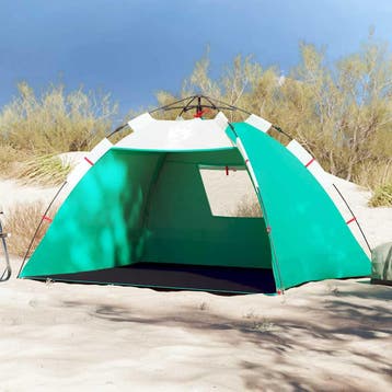 vidaXL strandtent 2-persoons waterdicht snelontgrendeling, Verzenden, Nieuw, Tot en met 2