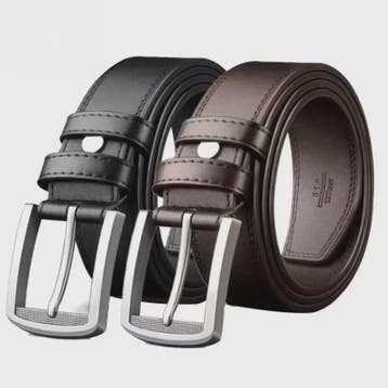 Luxe Heren Riem van Echt Leer - Zakelijk & Modieus, Verzenden, Nieuw
