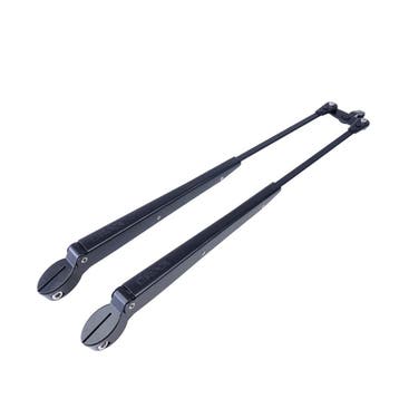 Roca Parallel Ruitenwisserarm W10/W12 Zwart/RVS 324-460 of, Watersport en Boten, Bootonderdelen, Ophalen of Verzenden, Nieuw