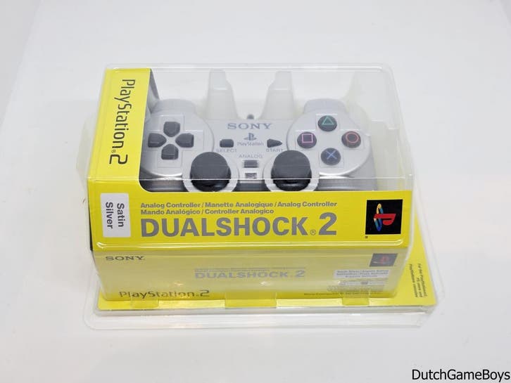 Playstation 2 / PS2 - Controller - Satin Silver - New On Bli, Spelcomputers en Games, Spelcomputers | Sony PlayStation 2, Gebruikt
