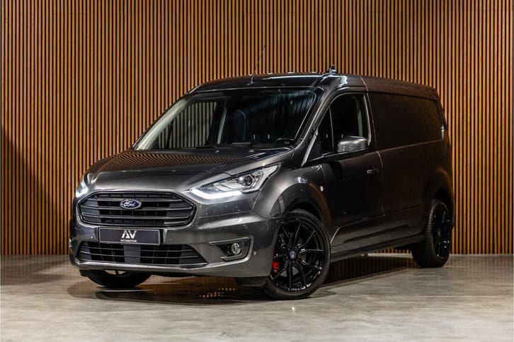 Ford Transit Connect 1.5 EcoBlue L2 120 PK Limited AUT | Bi-, Auto's, Bestelauto's, Dealer onderhouden, Lease, Grijs, Automaat