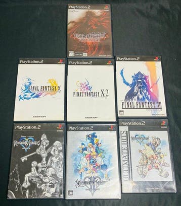 Sony - Playstation 2 - 7 Japanese RPG Games - Final Fantasy, Nieuw