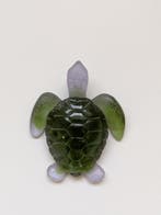 Daum - Beeldje - Petite tortue en pâte de cristal - Glas,
