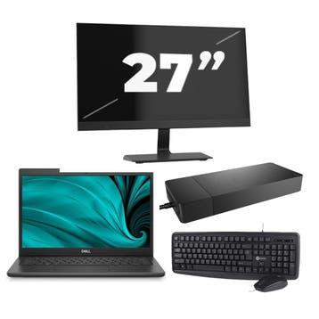 Dell Latitude 3430 -   i3-12e 8GB  - 256GB  + 1x 27 inch, Qwerty, Verzenden, Refurbished, 14 inch