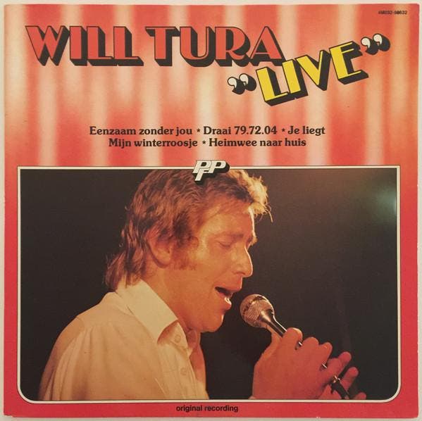 LP gebruikt - Will Tura - Live, Cd's en Dvd's, Vinyl | Pop, Zo goed als nieuw, Overige formaten, Verzenden