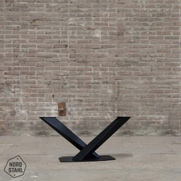 Stalen onderstel salontafel - Twisted V coffee leg - Nordsta, Verzenden, Nieuw