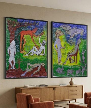 Baptiste Laurent - Ni le jour, ni lheure, diptyque XXL,