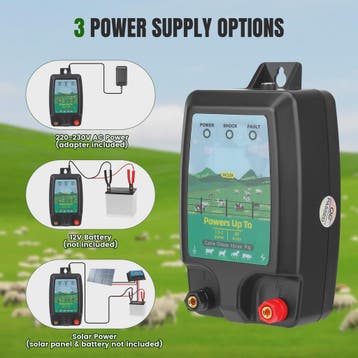 Krachtige Elektrische Schrikdraad 2J met LCD Display - 10KM, Verzenden, Nieuw