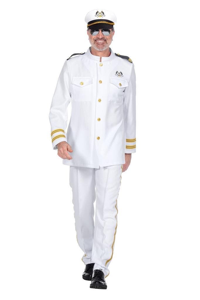Luxe Navy Officier Kostuum Heren, Kleding | Heren, Carnavalskleding en Feestkleding, Nieuw, Ophalen of Verzenden