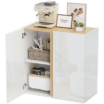 TRUUSK Dressoir met Soft-Close-Deuren - Aanpasbaar Rek - Voo, Verzenden, Nieuw