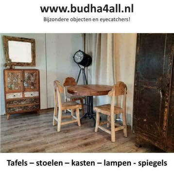 Boomstam kast, teak boom omgevormd tot kast, opbergkast, Ophalen of Verzenden, Nieuw