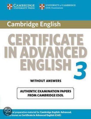 Cambridge Certificate In Advanced English 3 For Updated Exam, Boeken, Verzenden, Gelezen