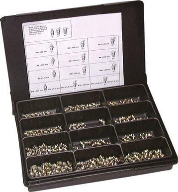 Smeernippel Assortiment 350 Stuks DIN 71412 En DIN 3404, Verzenden, Nieuw