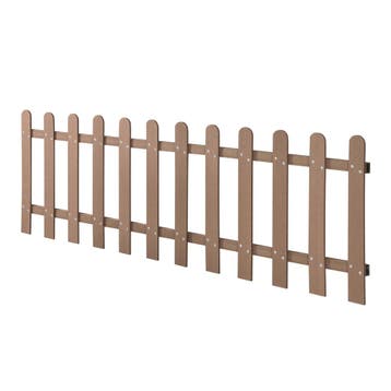 HKC Tuinhek voortuinhek 60x200 cm bruin, Verzenden, Nieuw
