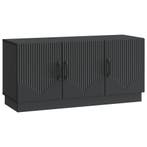 vidaXL TV-kast Zwart 99 x 34,5 x 47 cm Bewerkt hout, Minder dan 50 cm, Verzenden, Nieuw, Minder dan 100 cm