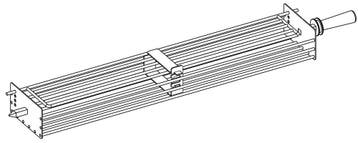 GGM Gastro | Platte mand - 800x100x(H)50mm - met handvatten, Zakelijke goederen, Horeca | Keukenapparatuur, Verzenden, Nieuw in verpakking