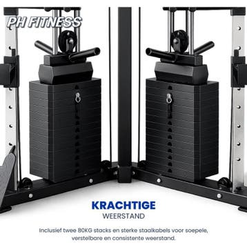 PH Fitness Krachtstation | Corner Power Rack 780 | Homegym, Benen, Nieuw, Metaal, Krachtstation