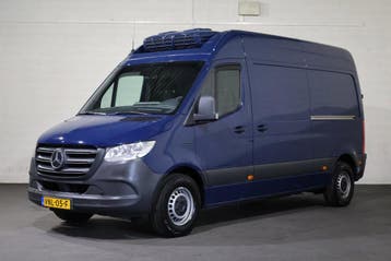 Zakelijke Lease |  Mercedes-Benz eSprinter L2 H2 55 kWh Koel, Automaat, Stof, Gebruikt, Blauw