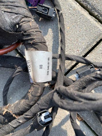Mercedes W220 S600 kabelboom motor A2205400705, Nieuw, Mercedes-Benz