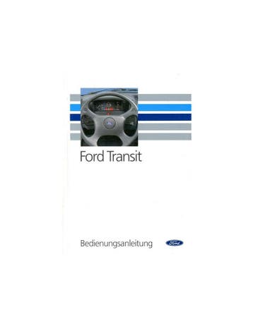 1992 FORD TRANSIT INSTRUCTIEBOEKJE DUITS