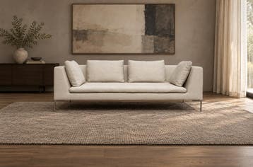 NIEUW BB Italia Charles 3-Zits Ecru + GARANTIE | NP €9.500, Design Bank Bankstel Zetel 3-Zits B&B Italia, 75 tot 100 cm, Ophalen of Verzenden