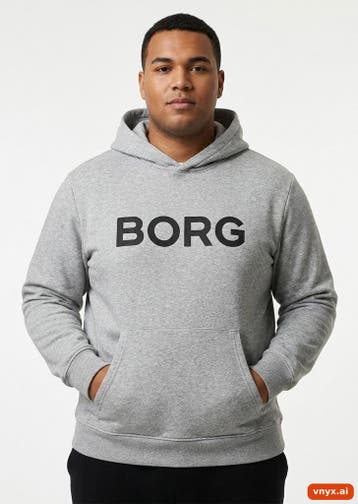 BORG Hoodies Heren maat XL Grijs Vintage, Ophalen of Verzenden, Nieuw, BORG