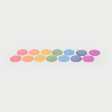 TickiT Regenboog Houten Schijven -  van €19,99 voor €11,99, Ophalen of Verzenden, Nieuw