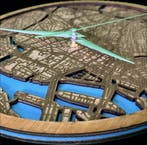 Klok Rotterdam met de Maas, Verzenden, Nieuw, Analoog, Wandklok