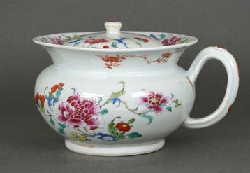 Yongzheng (1722-1735) - Theepot - Grote pioenen, chrysanten