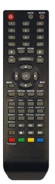 Afstandsbediening Peekton ir179hdrdvd, Audio, Tv en Foto, Afstandsbedieningen, Origineel, Nieuw, Ophalen of Verzenden